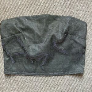 Green sparkly top, great for night out dancing